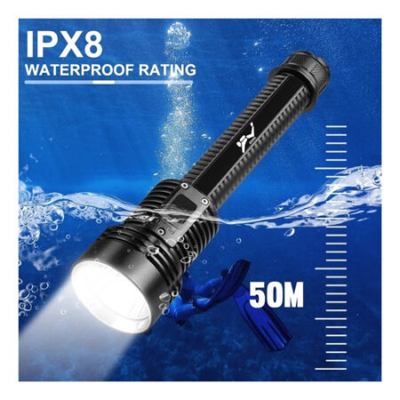 Dsd Lanterna De Mergulho Conduzida Ipx8 Underwater 50m - Imagem 4