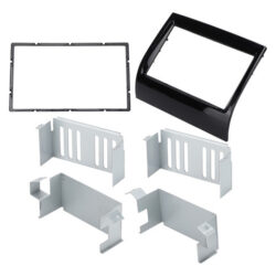 Radio Fascia Frame 2din Car Stereo Glossy Black Navigation