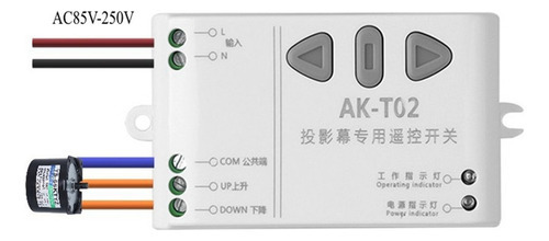 Tela De Projeção Do Controlador De Interruptor Remoto Do Mot - Imagem 5