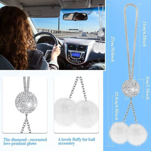 Conjunto De 11 Acessórios Automotivos Brilliant Diamond Para - Imagem 5