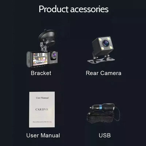 Wifi Automotivo Câmera Frontal Interna Ré Grava Imagem E Som - Imagem 10