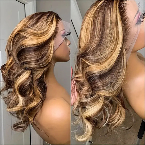 V Glueless #613 Peruca Loira Body Wave Beginner Friend - Imagem 22
