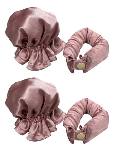 4 Unidades De Novo Modelador De Cabelo Sem Calor Acetinado, - Imagem 3