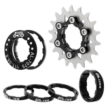 Espaçadores Leves De Cassete De Velocidade Única 18t, Fixie - Imagem 2