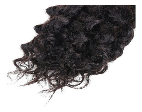 Onda De Água De 20cm Cabelo Humano 4pieces 200g - Imagem 4