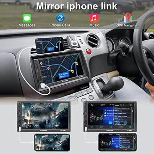 Áudio Automotivo Double Din, Áudio Automotivo De 7 Polegadas - Imagem 4