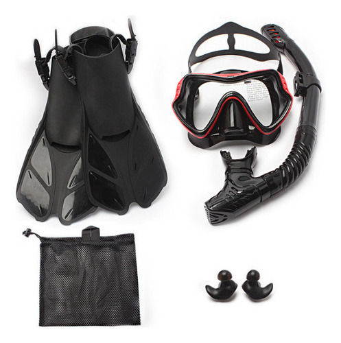 Kits De Mergulho Barbatanas De Mergulho Óculos De Mergulho - Imagem 6