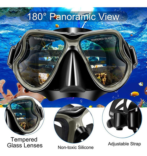 Máscara De Snorkel Macia Máscara De Snorkel Dry Mole Mais - Imagem 2