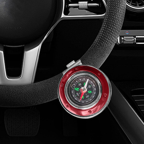 Bola De Assistência Para Volante Automotivo Vermelho - Imagem 4