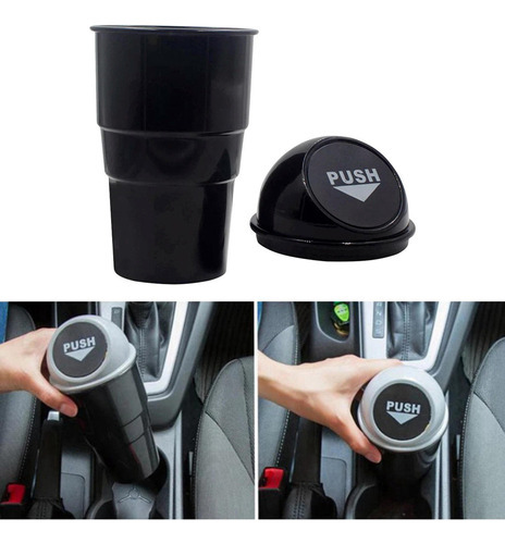 Suporte De Copo Automotivo Para Veículos, Lata De Lixo Peque - Imagem 10