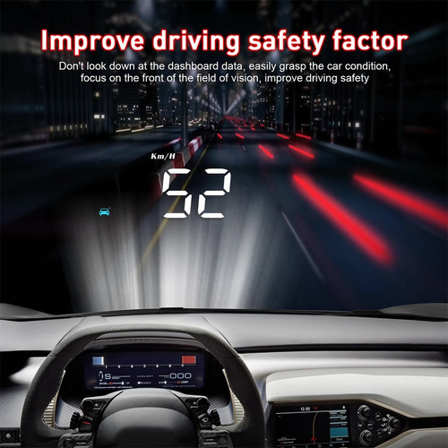 J Head Up Display Velocímetro Projetor Obd2 Automotivo - Imagem 7