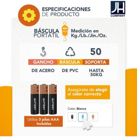 Gancho De Suspensão Portátil Para Balança Digital De 50 Kg - Imagem 4