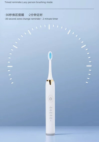 Escova De Dentes Elétrica Giratória Para Adultos Carregando - Imagem 6