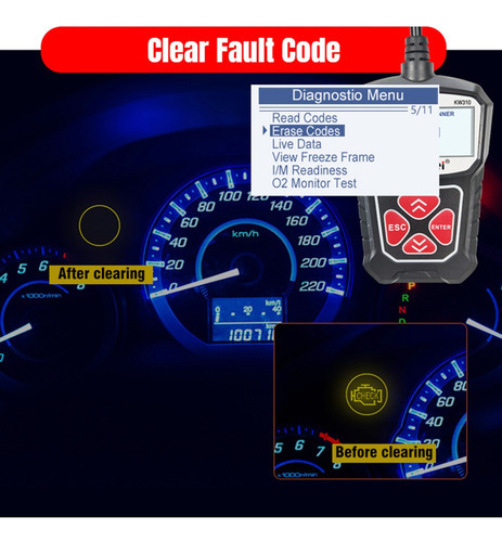 Konnwei Kw310 Universal Car Scanner Profissional Automotivo - Imagem 9