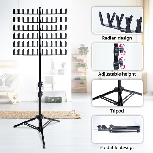 Rack De Cabelo Para Trança, Separador De Cabelo, Suporte - Imagem 6