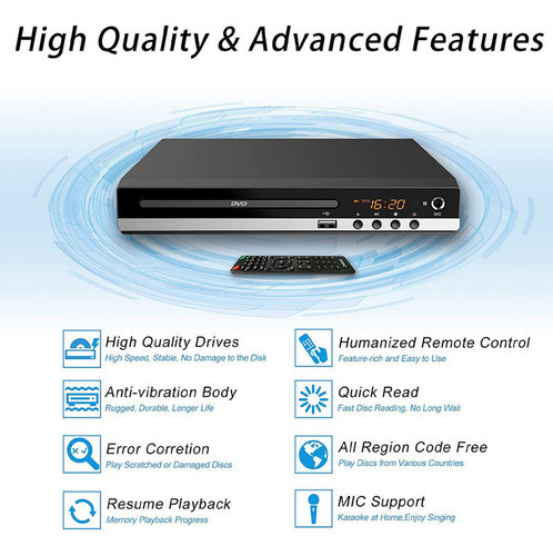 Dvd Player Multimídia Função E Karaokê 220v - Imagem 4