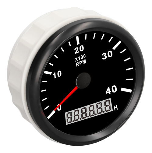Tacômetro Automotivo 85mm 04000 Rpm Motor 0.099999.9h Hou - Imagem 10
