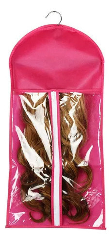 2 Peças De Bolsa E Clipe, Peruca De Cabelo, Extensão, Cabide - Imagem 29