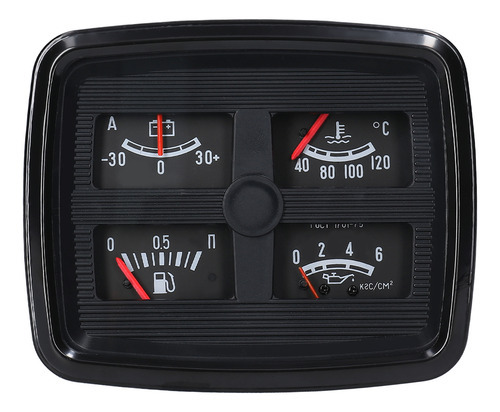 Instrumento Automotivo 4 Em 1: Combustível, Óleo, Temperatur - Imagem 2
