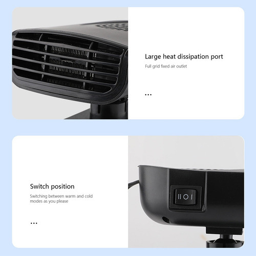 B Aquecedor E Aquecimento Multifuncional Para Automóveis Def - Imagem 5