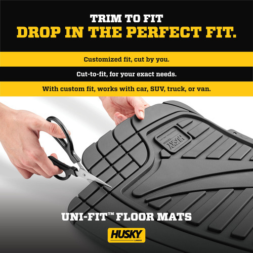 Tapetes Automotivos Husky Liners Uni-fit All Weather, 4 Unid - Imagem 4
