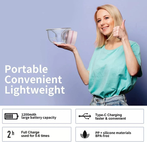 Wearable Bomba Leite Materno Recarregável Mãos Livres - Imagem 7