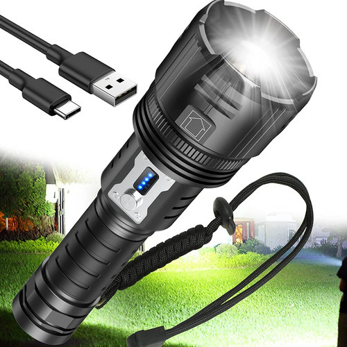 Lanternas Led Recarregáveis Xhp360, Lanterna De Alto Lúmen - Imagem 2
