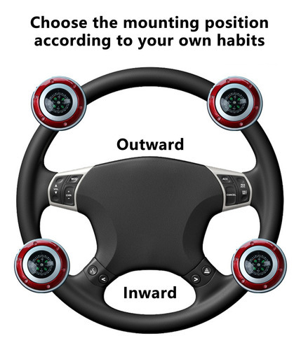G Automotive Steering Wheel Booster Steering Wheel Knob 6002 - Imagem 4