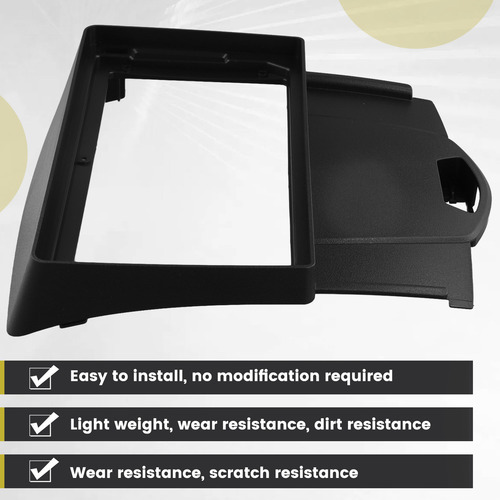 Adaptador Fascia Frame De Rádio De Áudio Automotivo De 9 Pol - Imagem 2