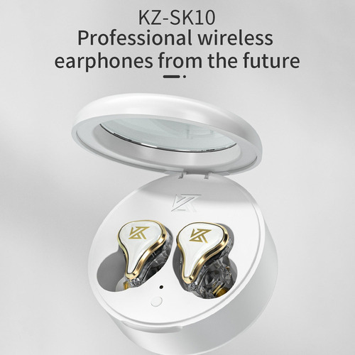 Fone De Ouvido Estéreo Sem Fio Verdadeiro Kz Sk10 Na Orelha - Imagem 8