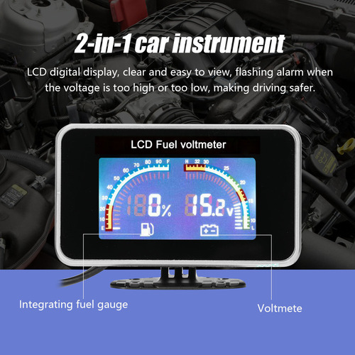 Medidor De Instrumentos Automotivos Universal Instrument Vol - Imagem 2