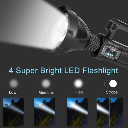 Lanternas Led Holofote 90000 Lumens - Imagem 3