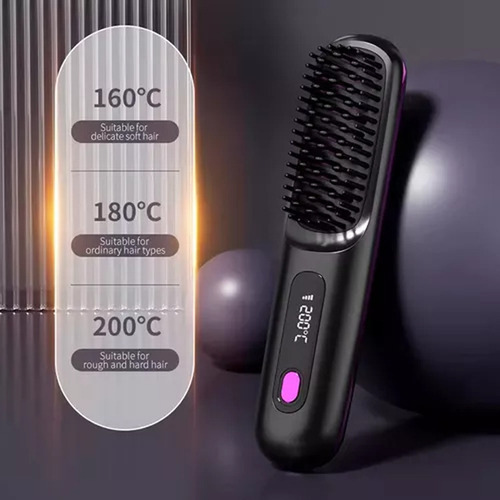 Alisador De Cabelo, Portátil, Recarregável Por Usb - Imagem 8