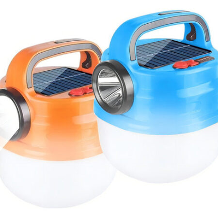 Hh Lâmpada De Lanterna Solar Para Camping Recarregável Led - Imagem 4
