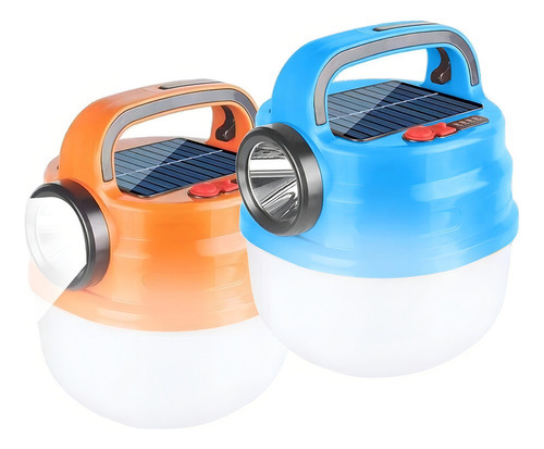 Hh Lâmpada De Lanterna Solar Para Camping Recarregável Led - Imagem 4
