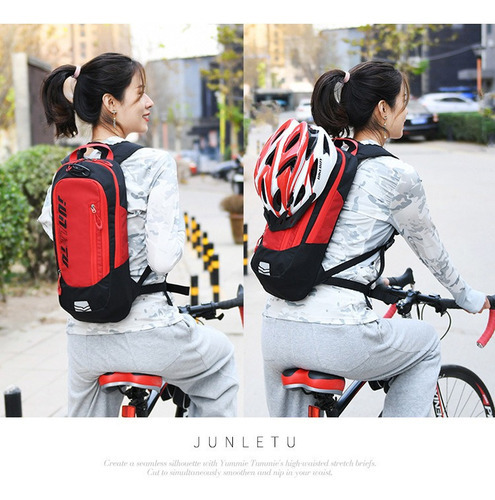 Mochila De Bolsa De Ciclismo Pode Ser Equipada Com Capacete - Imagem 4