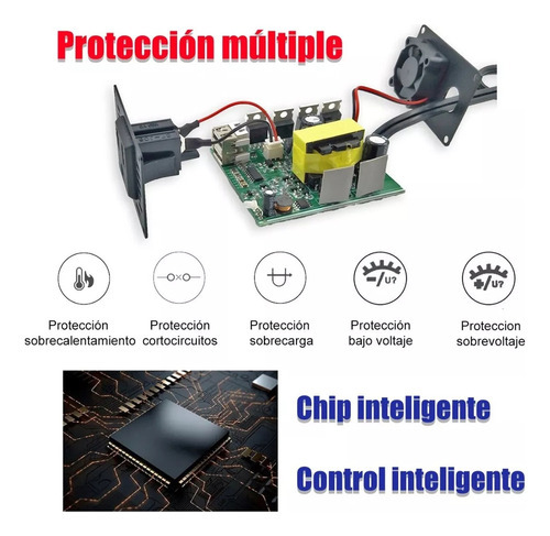 Inversor De Potência Para Carro 150w, 12v-110v A - Imagem 6