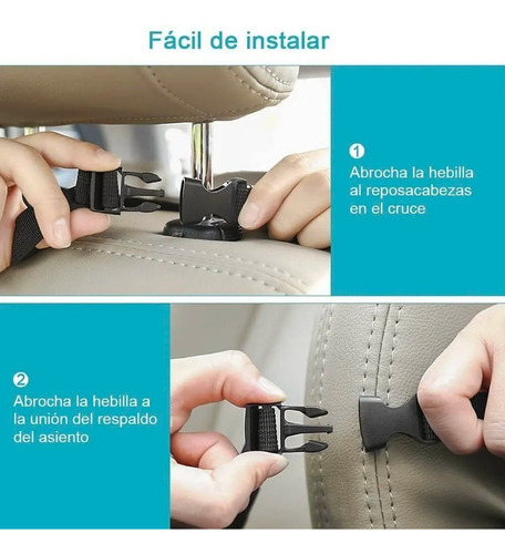 2 Suporte Bolsa Organizador Carro Tablet Automotivo Encosto - Imagem 6