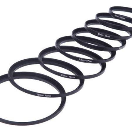 8pcs Filtro Passo Up Anéis Adaptador 49-52-55-58-62-67-72-77 - Imagem 8