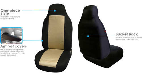 Fh Grupo Automotivo Capas De Assento De Carro Bege Bancos Di - Imagem 5
