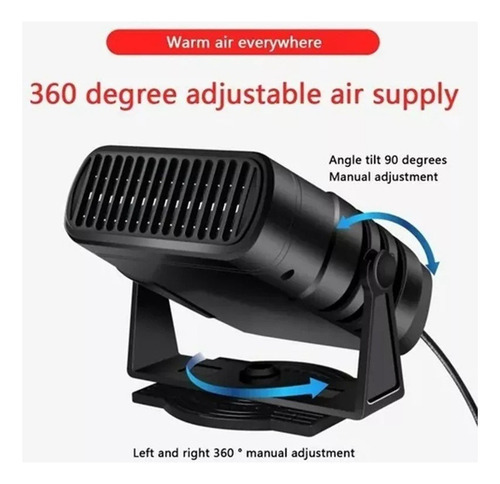 Mini Aquecedor De Ar Condicionado Automotivo Portátil 12v - Imagem 4