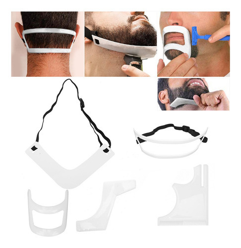 5xbarba Modelo Conjunto Linha Fina Grooming Barba Aparar Sty - Imagem 4