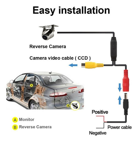 Câmera Traseira Ahd 720p Apenas Para Estéreo Automotivo Isud - Imagem 7