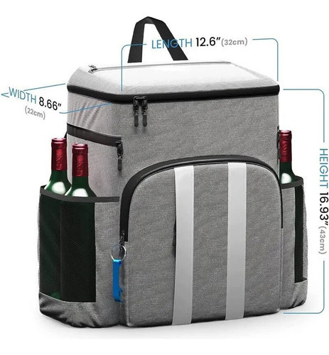 Mochila Térmica De 20 Litros, Refrigerador De Cerveja, Lanch - Imagem 2