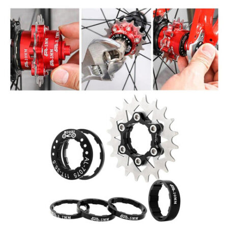 Conjunto De Cassetes De Velocidade Única, Adaptador De 20t - Imagem 6