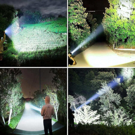 Lanternas Led Portáteis Recarregáveis De 120000 Lúmens - Imagem 5