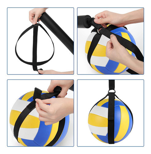 2x Sistema De Treinamento Volleyball Spike Trainer Volleybal - Imagem 4