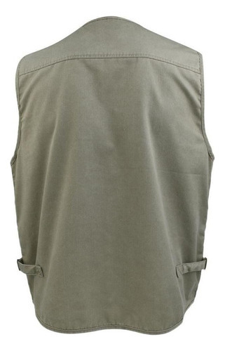 Multi Bolso Denim Colete Colete Masculino Fotógrafo De - Imagem 6