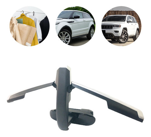 // Cabide De Carro Multifuncional Acessório Automotivo Prata - Imagem 3