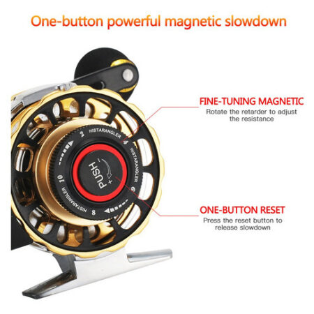 Espalhe Automático Do Fio 10+1 Bb Fly Fishing Reel Alumínio - Imagem 6